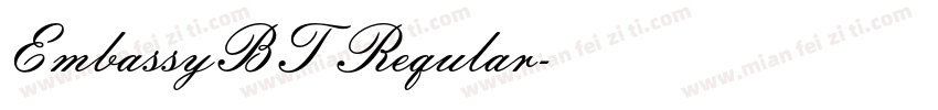 EmbassyBT Reqular字体转换